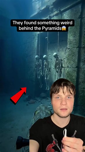 What is this? #foundfootage #horrortok #scarythings | pyramids