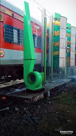 Automatic Train Washing: Indian Railways’ High-Tech Cleaning Upgrade | RailMitra | Indian Railways
