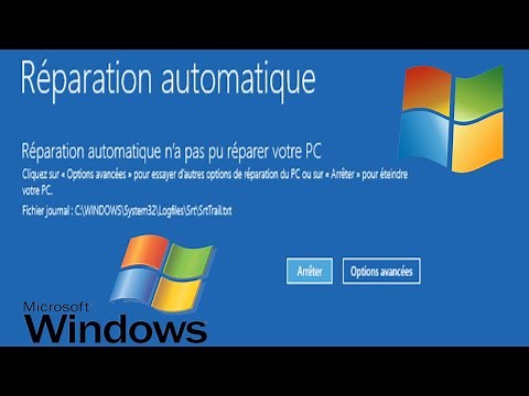 RÉPARATION AUTOMATIQUE N'A PAS PU RÉPARER VOTRE PC WINDOWS 10/11