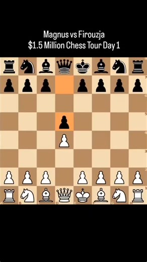 Magnus vs Firouzja $1.5 Million Chess Tour Day 1 #chess #chesslover #chesspiece #chessmaster #chesstactics