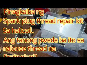 Spark plug thread repair kit at Helicoil thread repair kit