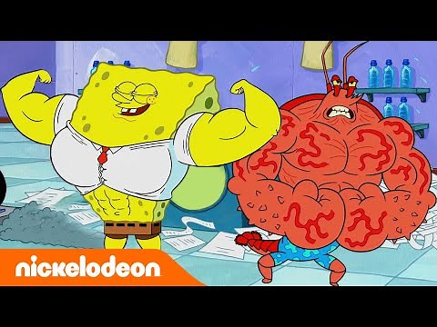 Bob Esponja | ¡Bob Esponja MUSCULOSO! | Nickelodeon en Español