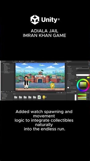 Day 2 | Creating Adiala Jail: Imran Khan 2D Endless Game in Unity | Devlog
