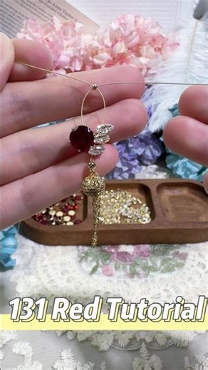 Kit 131 Red CZ Bracelet Tutorial | How to Make A Bracelet with 8mm Red Round & Marquise CZs #diy