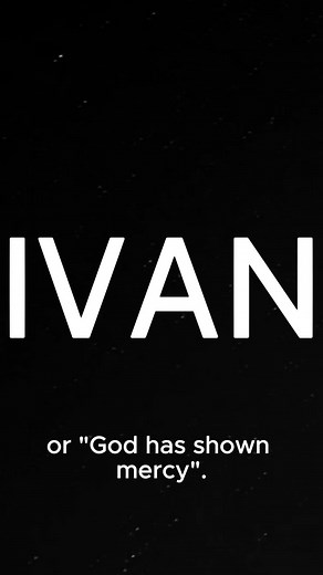 Significado del nombre Ivan y su historia