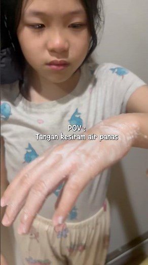 Untungnya mami gercep, langsung air mengalir 30 menit dan olea bao fu ling.. gelembung ga nongol