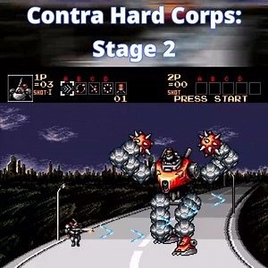 Stage 2 from Contra Hard Corps for the Sega Genesis. Hope you enjoy! #sega #segagenesis #retro #retrogames #konami #contra #90s | Black Retro Gamer