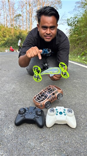 Small Friction Drone Vs Dual Mode 2in1 Rc Flying Car Unboxing