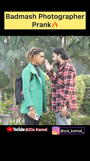756K views · 28K reactions | Badmash Photographer Prank on Stranger #ajgarbadmash #ziakamal #prank | Zia Kamal Vlogs | Facebook