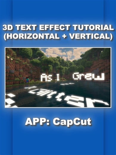 Create Stunning Minecraft 3D Text Effects Tutorial