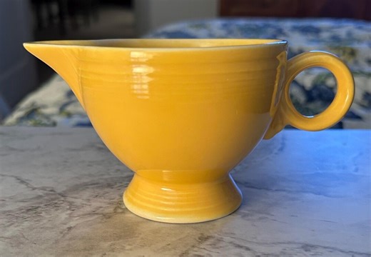 Fiestaware Yellow Vintage 1936-1969 Loop Handle Creamer Retired Fiesta - Etsy