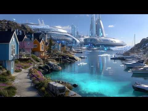 Greenland 2226 — 200 Years From Now | Future Sci-fi City (4K)