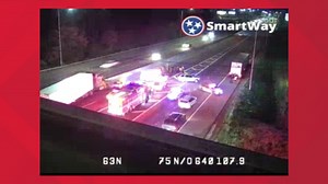 KPD: One dead after car hits semi-truck parked on I-75 shoulder