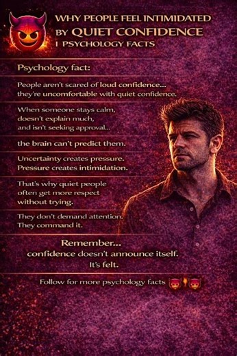 🧠 Why People Feel Intimidated by Quiet Confidence | Psychology Facts