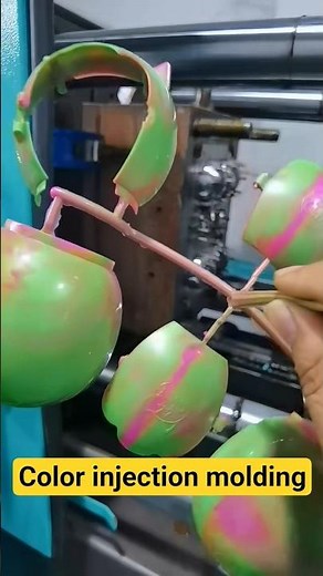Dual-color injection molding 🎨 #InjectionMolding #Plastics #CostSaving