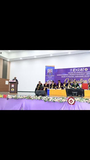 🎓 Graduation Ceremony 2025 – A Grand Success! 🎓 The Graduation Ceremony 2025 at Excel Group Institutions was nothing short of spectacular! It was a day filled with pride, joy, and endless inspiration as our graduates from Excel College for Commerce and Science, Excel College of Education, Kandhaswamy College of Educatio, Excel College of Pharmacy, Excel College of Physiotherapy and Research Centre, and Excel Institute of Health Science took their next step into a promising future. Held on May 