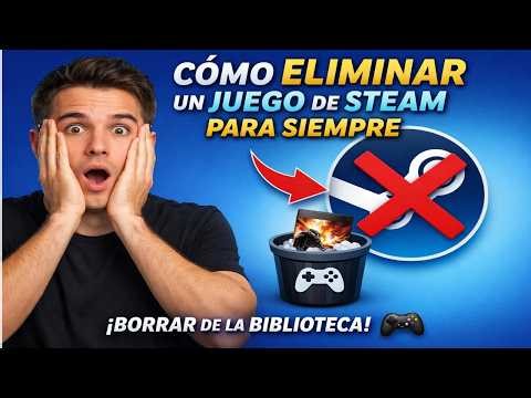 How to DELETE a game from Steam FOREVER (Remove from library) 🎮