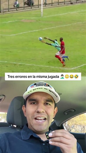 Tres errores en la misma jugada 🤦🏻‍♂️😳😂🤣 #burradas #fails #soccer #futbol #reaction