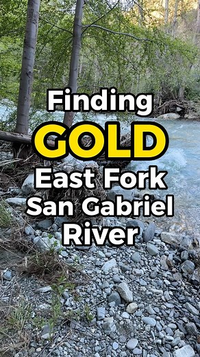Finding gold in the East Fork of the San Gabriel River near Los Angeles, California #goldrush #mining #sluice #adventure | Chrisundertaking