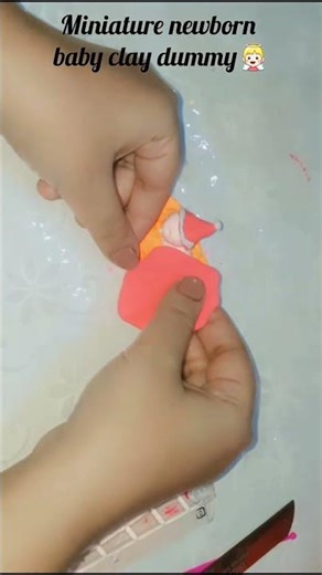 DIY How To Make Miniature Newborn Baby Supplies From Polymer clay| DIY Miniature Turorial#clay #diy