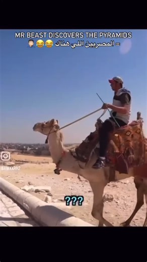 CJ on Instagram‎: "⁨ كل لمه اروح الاهرامات وي يفتكروني اجنبي 😂🤦🏻‍♂️ . . • #pyramd #الأهرامات #explorer #fypreelsً #foryou ا⁩"‎