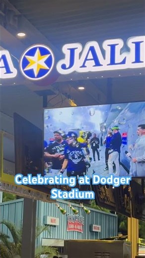 Dodgers Stadium celebrating 2025 #shorts #dodgs #baseball