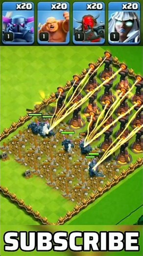 20 Troops Vs 35 Inferno! | #coc #shorts