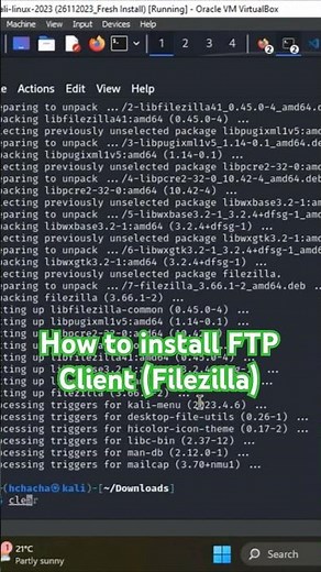 How to install FTP Client (Filezilla) #tutorial #coding #linux #coding #fileserver #programming