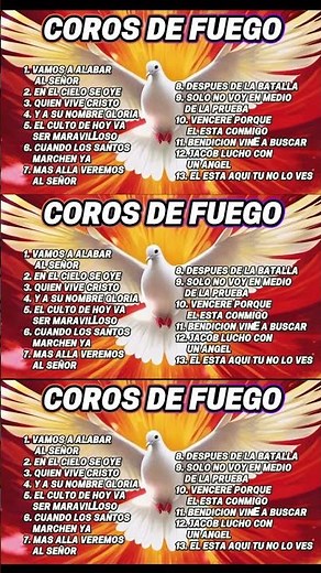 Coros De Fuego / Coros Alegres / Coros Avivamiento (Popurrí De Coros)