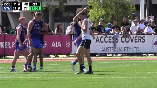 Five goals for Nick Larkey! How many will he kick in 2024? 🎥: Kayo Sports/Fox Sports | AFL