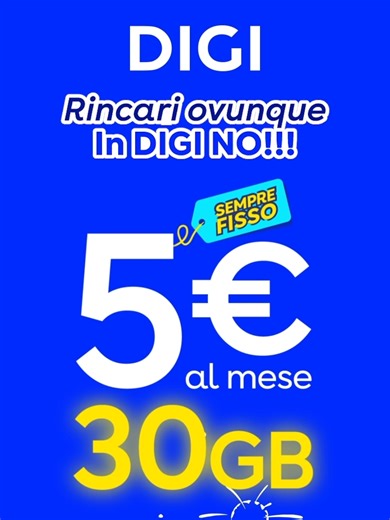 💥 Rincari ovunque? NON in DIGI. Da noi la convenienza non ha scadenza. Da oggi Illimitato 5 passa da 25GB a 30GB cumulabili 🔥 ➡️ Stesso prezzo ➡️ Più Giga cumulabili ➡️ Zero aumenti, zero vincoli, zero costi nascosti . Rimani sul pezzo. Passa a DIGI ora 👉 https://www.digi.it/it/configurator/bundle?mobile #mobile #giga #chiamate #minuti #viral