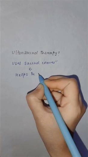 Ultrasound therapy explained simply 🔊Physio awareness 🤍