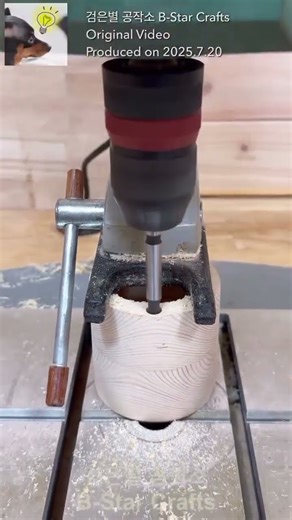 installing Hinges on a cylinder Box #woodworking #diy