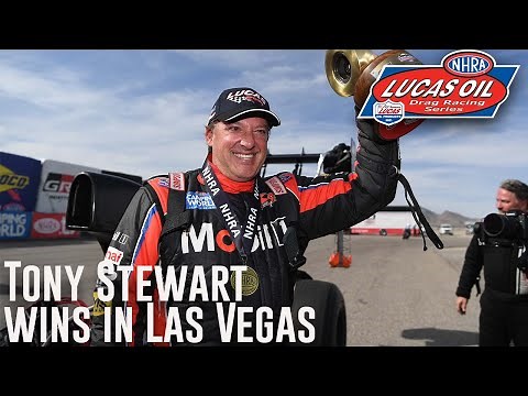 Tony Stewart wins FIRST NHRA National Event