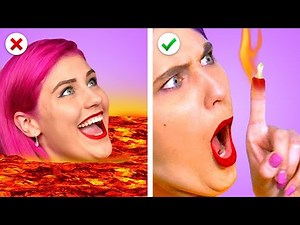 EXTREME THE FLOOR is LAVA CHALLENGE || Fun Games Got REAL! By Crafty Panda How