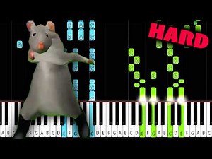Dancing Rat Meme - HARD Piano Tutorial