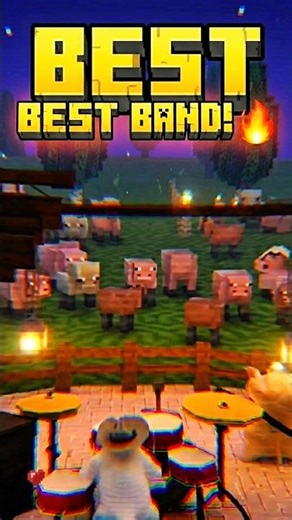The Best Minecraft Cat Band: Funny Cat Music Video 2026 🐱🎸 #shorts #minecraft #song #meme