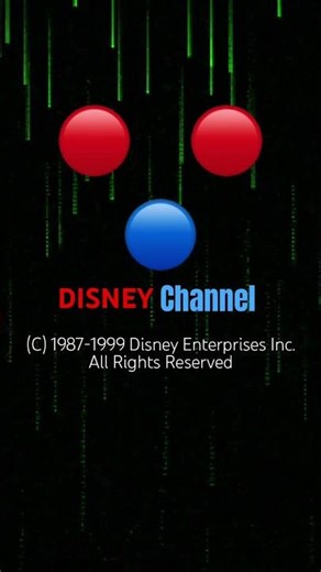 Disney Channel 1997-1999 Red and Blue