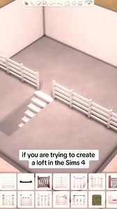 Creating a Loft in The Sims 4 Tip! #TheSims4 #sims4 #sims #thesims4builds #ts4 | K e l l y H a r t x