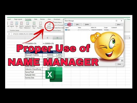 What is the Use of Name Manager and How to use it in Excel