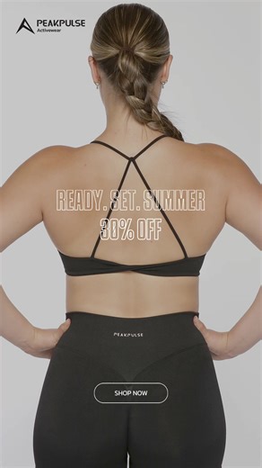 🔥 30% Off Your Power Move! Feel unstoppable with PeakPulse’s high-support sports bras 💪✨. Designed for comfort, confidence & performance - now 30% OFF for a limited time! ⏰ Shop your fit & slay your next workout in style 💃 | PeakPulse