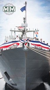 Lockheed Martin launched the fifth Littoral Combat Ship, USS Milwaukee, with a formal christening ceremony. | Military Mechanics