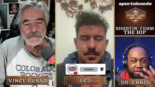 3.5K views | On this episode of The Wrestling Outlaws, Vince Russo shares his thoughts on Bret Hart and Steve Austin with EC3 and Dr. Chris Featherstone. #WWE | Sportskeeda Wrestling | Facebook
