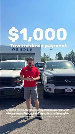 💥 0% APR Financing for 36 Months at Wendle Ford | Limited-Time Spokane Ford Deals 🚘