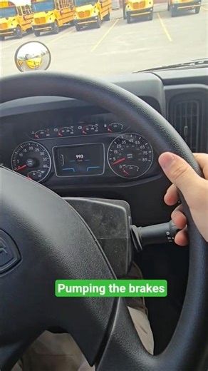 Brake pump-down / 3rd Gen IC CE School Bus #icbus #schoolbus #bus #international