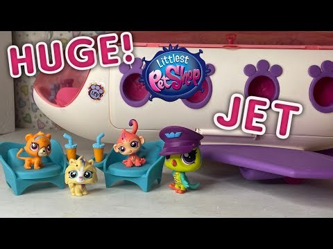 HUGE! Littlest Pet Shop (LPS) Jet Playset | LPS Susie