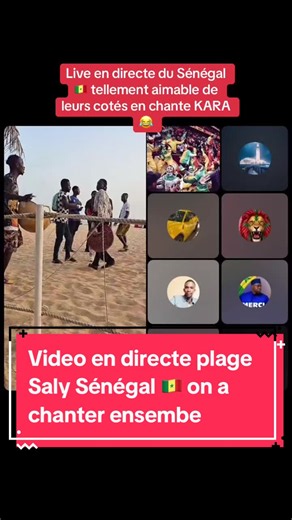 🚨🚨 Entre la plage de Saly et mon cœur, le Sénégal m’a offert bien plus qu’un souvenir 🤍 Des frères sénégalais ont chanté pour KARA en plein live, un moment gravé à jamais. Deux peuples, une seule énergie : le Sénégal 🇸🇳 et le Maroc 🇲🇦 unis par le respect et l’amour. Cette image raconte une vraie connexion humaine, sincère et touchante. Merci pour cette force, cette ambiance et cette fraternité inoubliable.#maroc #fyp #senegal #france #france @Oumy GUEYE OKG