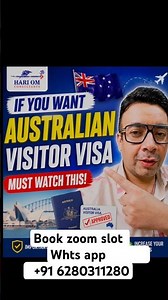 Australian Visitor Visa 2026: MUST WATCH Before You Apply! 🇦🇺#hariomconsultants