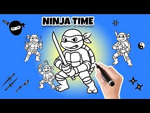 How to Draw Raphael from Teenage Mutant Ninja Turtles | TMNT Turtle Art Tutorial