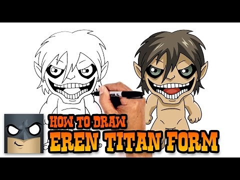 How to Draw Eren Yeager | Titan Form